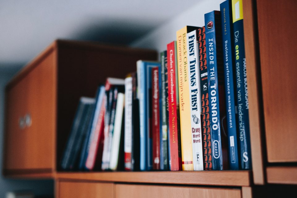 Illustrative photograph of books Modern