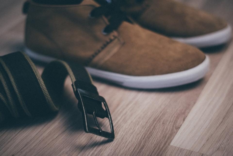 Illustrative photograph of shoes Belt